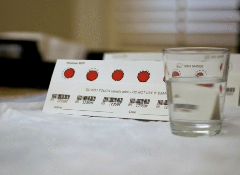El test de sangre seca (también llamado Dried Blood Spot o DBS)