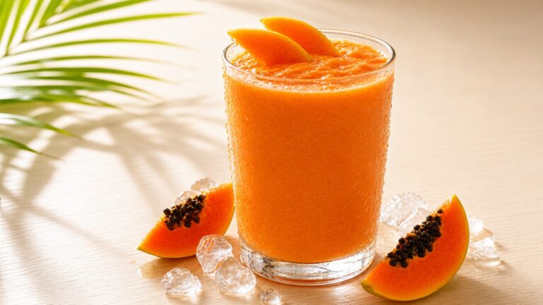 licuado de papaya